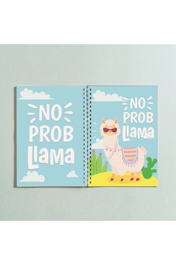 Paytak Moda-No Problama Lama Design Spiral A5 96 Sheets Unlined Notebook Pytkdt0241 1