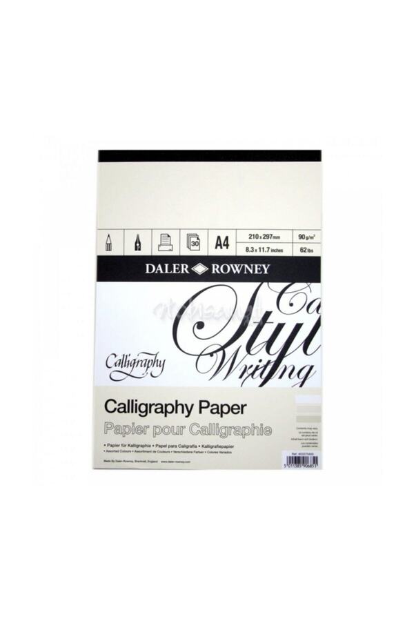 Daler Rowney-Χαρτί Καλλιγραφίας Χαρτί Καλλιγραφίας 90g 30 Φύλλα Α4 1