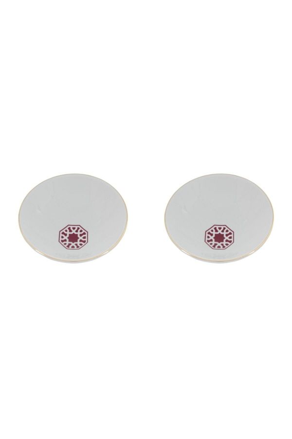 Porland-Morocco Pattern Pattern Fuchsia Deep Plate 20cm Set of 2 1
