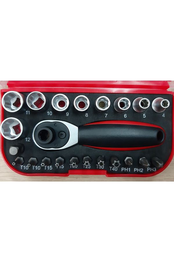 WİSENT-Wpl22 22 Piece Socket Bits Set 1