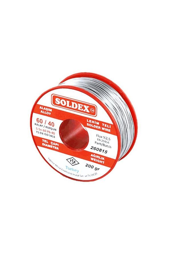 Arduino-0.75mm 200 Gr Soldex Solder Wire 1