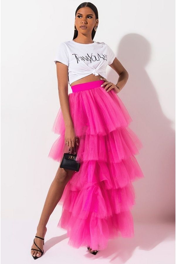 Womens blush tulle skirt outlet