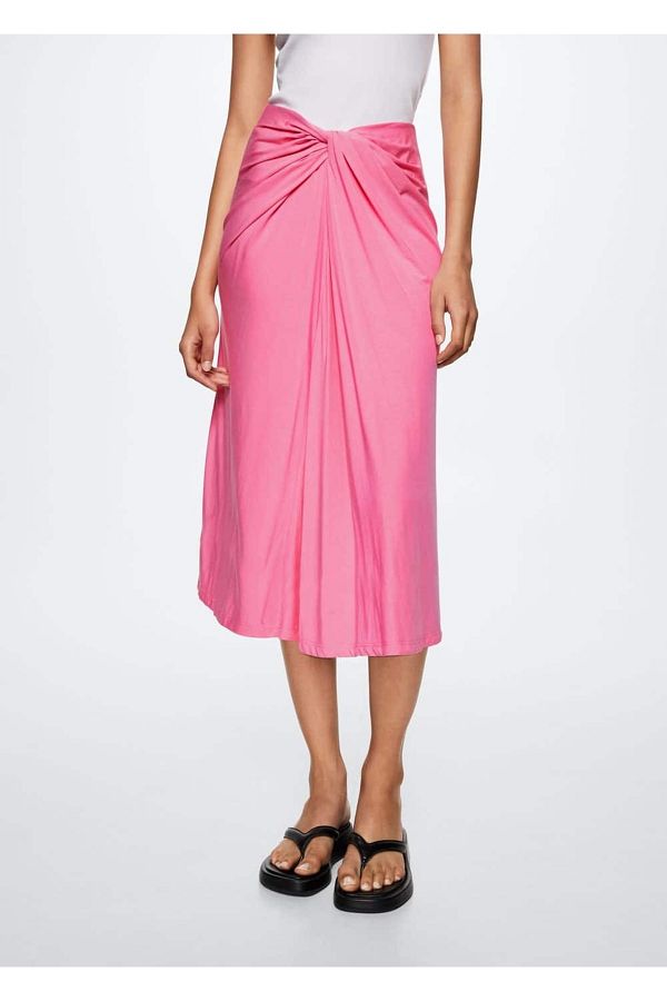 Mango pink midi skirt outlet