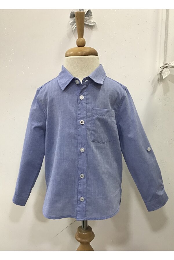 çikoby Erkek Havacı Mavi Gömlek