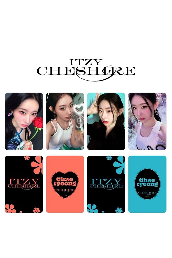 Kpop Dünyasi-Itzy Chaeryeong ''Cheshire Special Edition'' Album Card Set 1