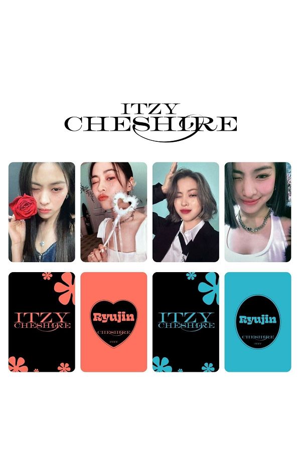 Kpop Dünyasi-Itzy Ryujin ''Cheshire Special Edition'' Album Card Set 1