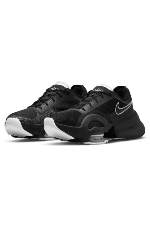 nike training air zoom superrep trainers in black