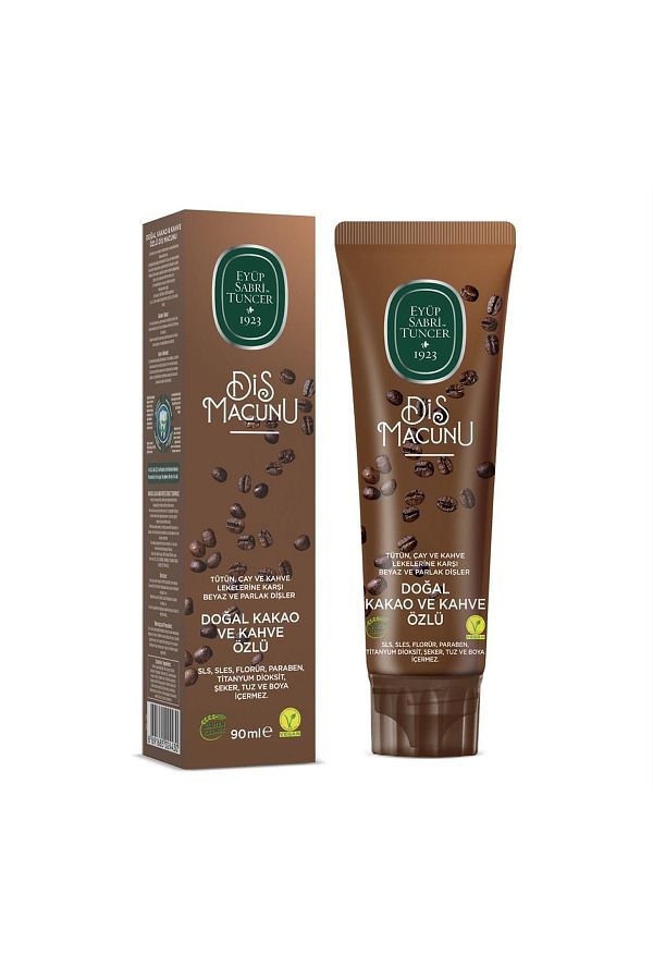 Eyüp Sabri Tuncer-90 ml Anti-Blemish Bright Teeth - Natural Cocoa and Coffee Extract Paste 1