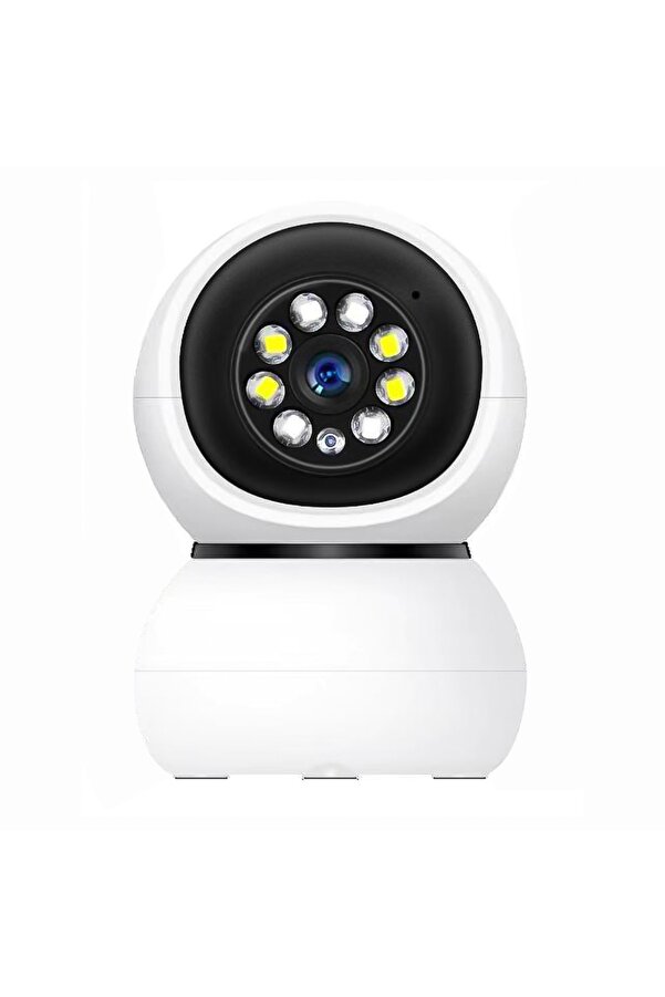 Teknomila 1080p 360 Derece Gece Görüşlü Sesli Ip Wifi Akıllı Ev Güvenlik Bebek Kamerası