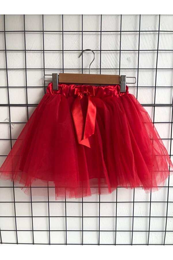 İpek Baby Kids Kız Çocuk 23 Nisan Kırmızı Tütü Etek
