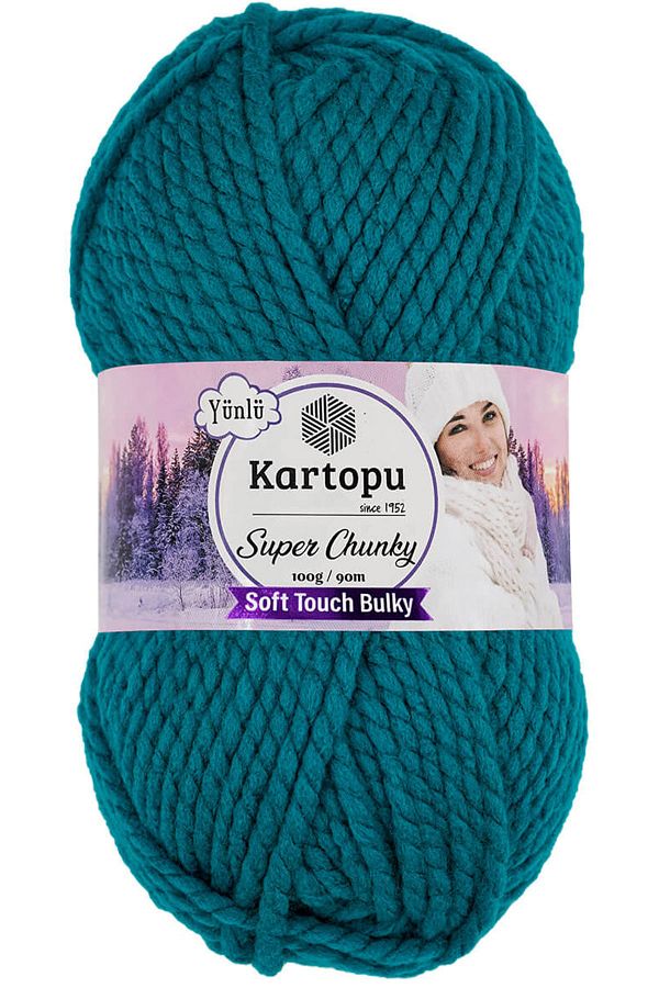 Kartopu Super Chunky Wool Hand Knitting Yarn K510 Oil Trendyol