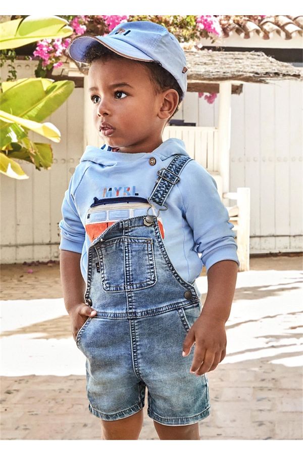 Denim jumpsuit baby store