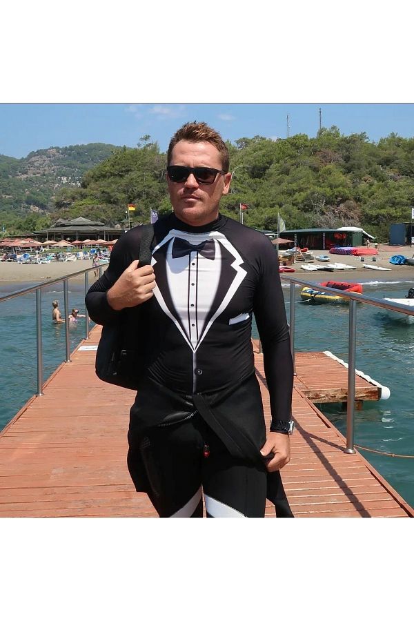 Hellbender-Tuxedo Designed Rashguard 1