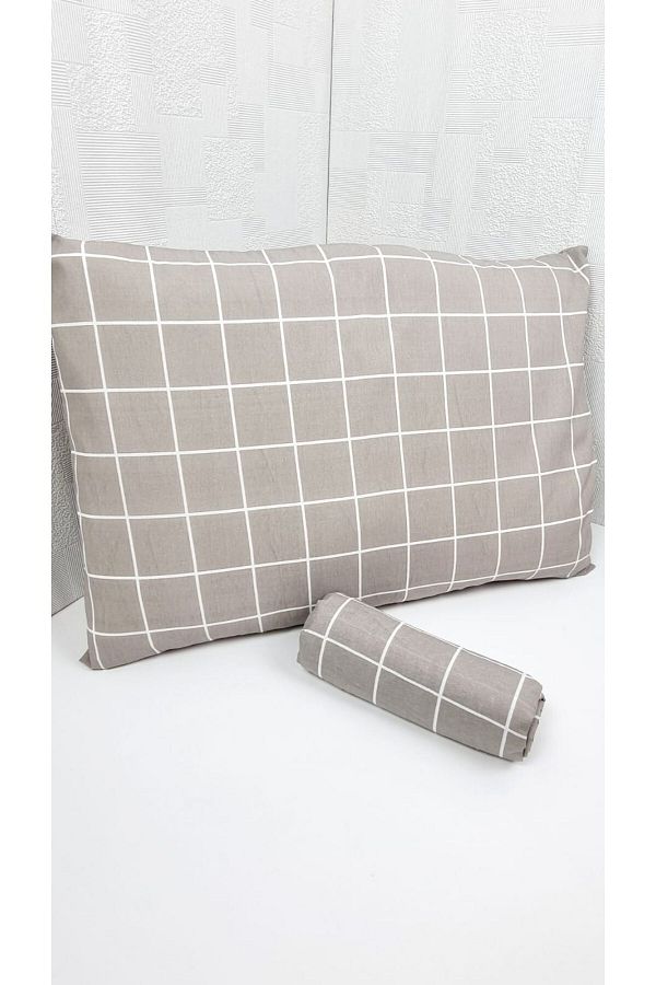 mihriban-Single Tile Pattern Elastic Sheet and Pillow Case 100x200 1