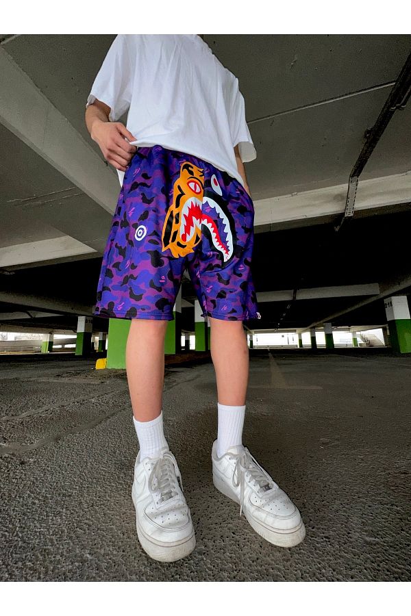 Wearing bape shorts hotsell