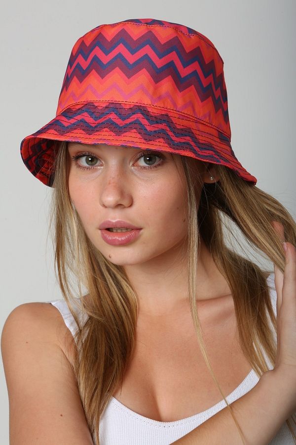 MARBERRY Orange Missoni Bucket Women s Hat Trendyol