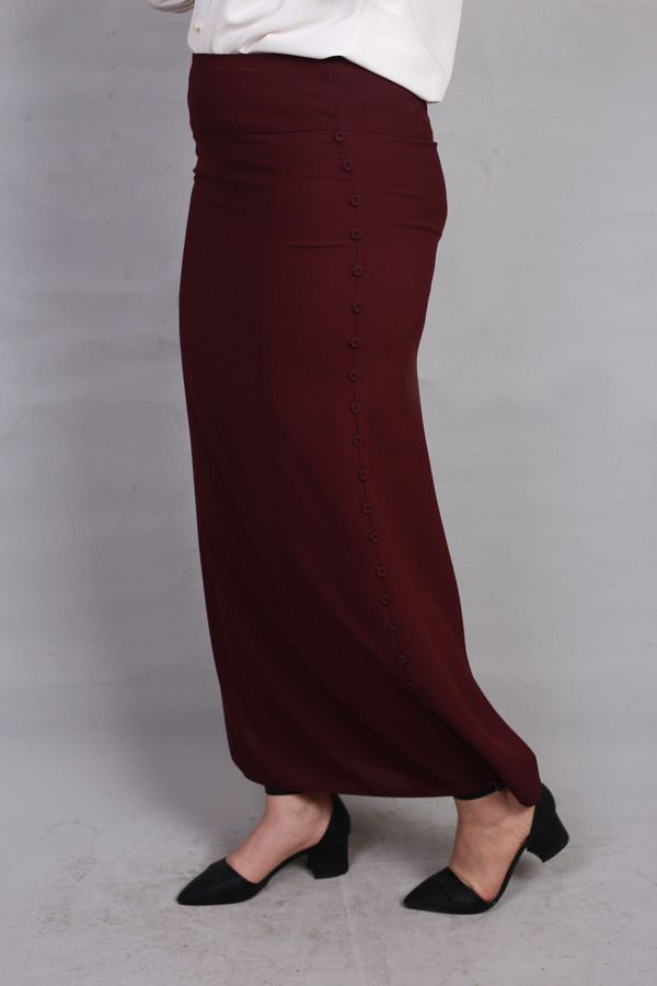 Bilgicler Women s Burgundy Pencil Skirt Trendyol