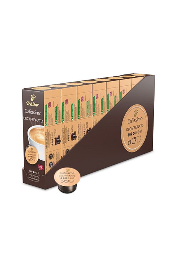 Tchibo-Cafissimo Caffè Crema - Decaffeinato 8x10 Capsules Advantageous Package 1