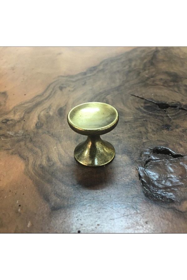 Umut-Antique Yellow Button Handle 1