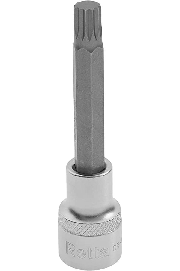 Retta-1/2" Socket Torx End Long-12 Corners M12 1