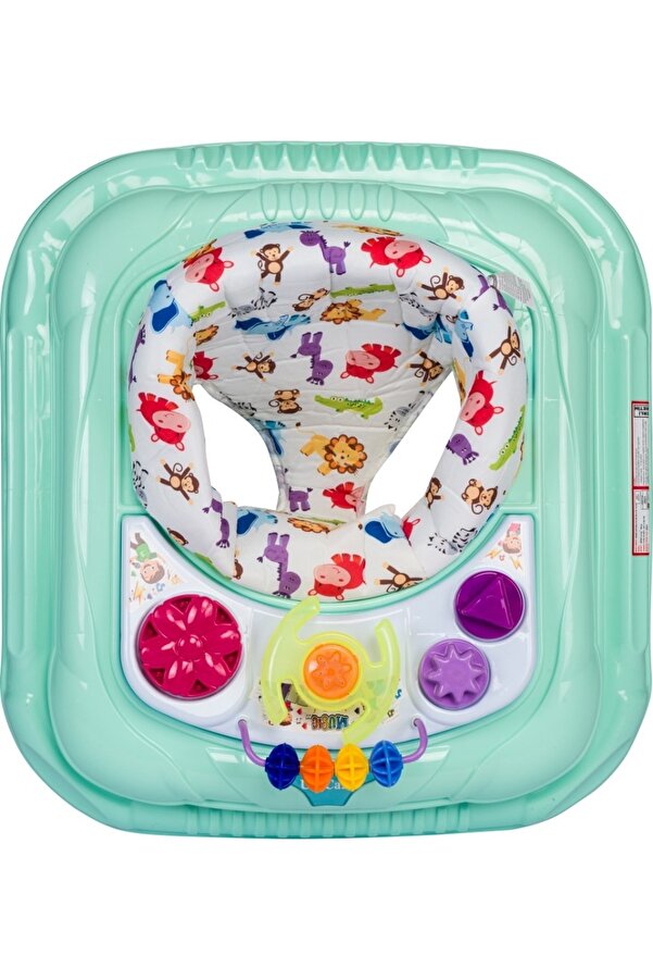 Özbay Müzikli Işıklı Kademe Ayarlı Bebek Yürüteci Ce Ve Tse Belgeli Örümcek