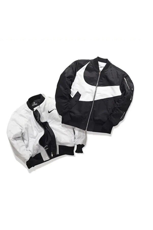 nike jacket double sided