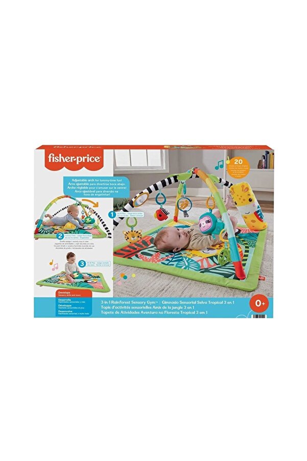 Fisher Price Hjw08 3ü1 Arada Yağmur Ormanı Jimnastik Merkezi