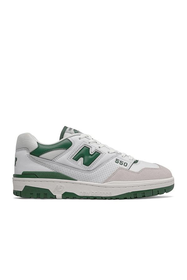New Balance-550 White Green Sneakers 1