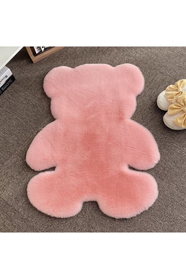 ALgorand Home Süper Yumuşak Peluş Ayı Halı Oturma Odası Bebek Odası Kaymaz Taban Halı Yatak Odası Halısı
