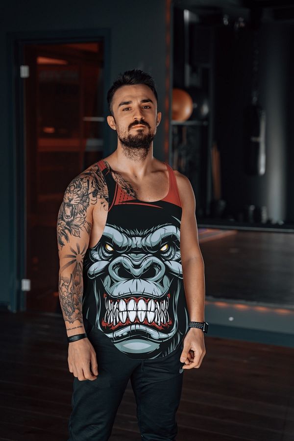 Freeyez Royalty Gorilla Gym Fitness Tank Top Athlete Trendyol