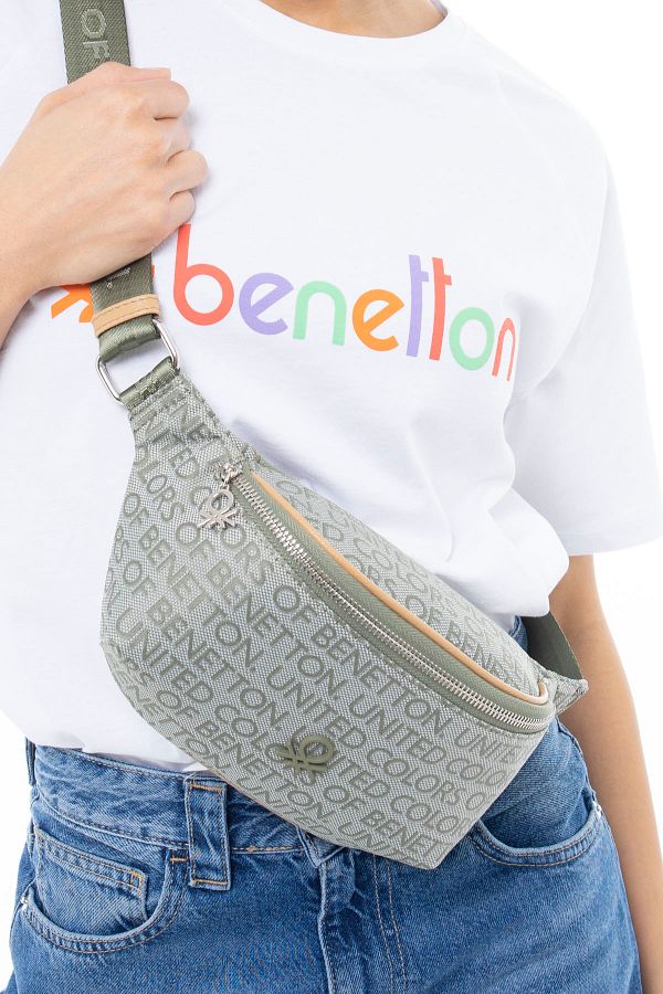 United Colors of Benetton Benetton Women s Waist Bag Green a mel Bnt1083 Trendyol