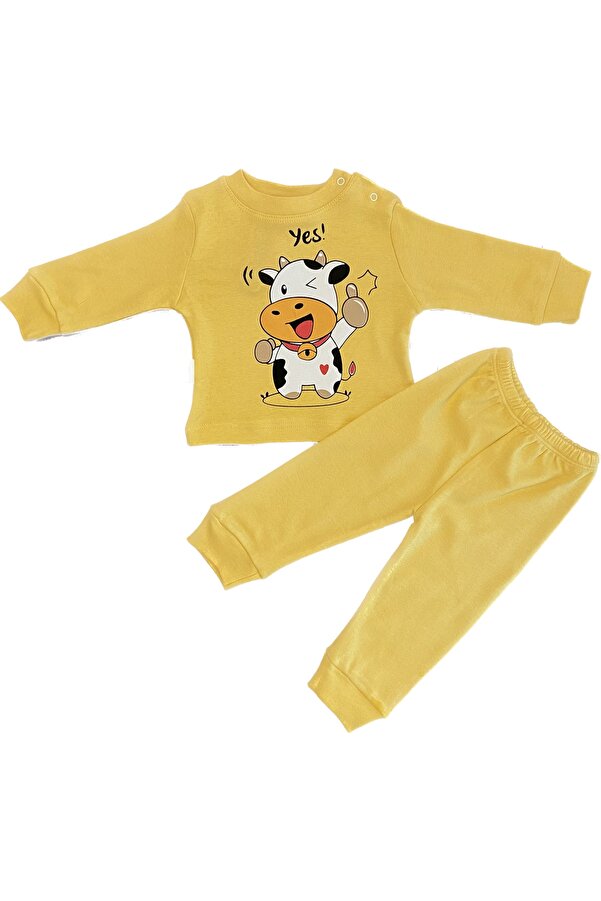 AryhoShe Inek Baskılı Bebek Pijama Takımı
