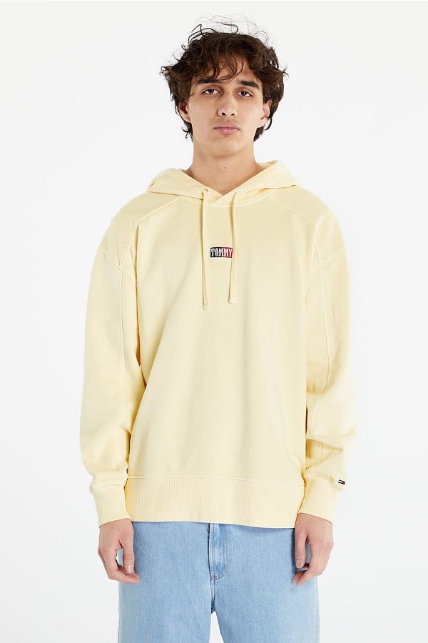 Yellow tommy jeans sweatshirt on sale