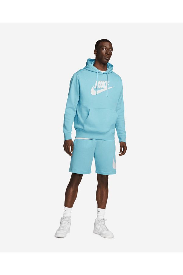 Nike Sportswear Pullover Men s Blue Fleece Hooded Sweatshirt Bv2973 499 Trendyol