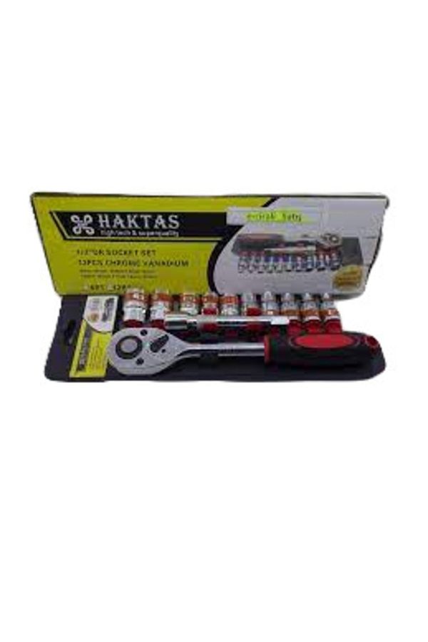 haktaş-Socket Set Hkt 24 1''2 12 Pieces 1