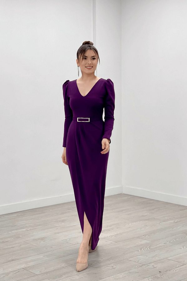 Eggplant purple dress cheap