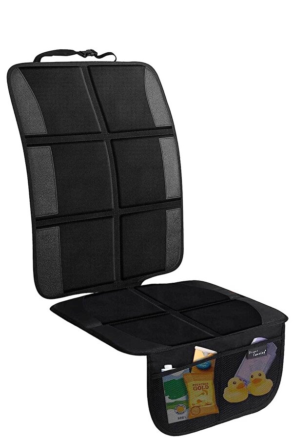 RevuBaby Araba Koltuğu Koruyucu Organizatör Cepli Çocuk Bebek Oto Koltuğukalın Dolgu Suya Dayanıklı 1 Adet
