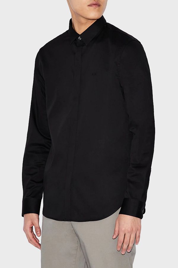 Armani Exchange Cotton Slim Fit Shirt Men s Shirt 8nzcbd Zn10z 1200 Trendyol