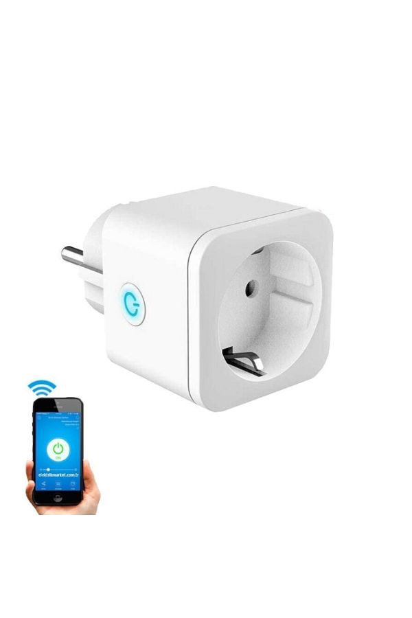 Velliw-Smart Wifi Socket with Remote Phone Control Tuya Compatible Smart Wifi Smart Socket with Time Voice Control 1