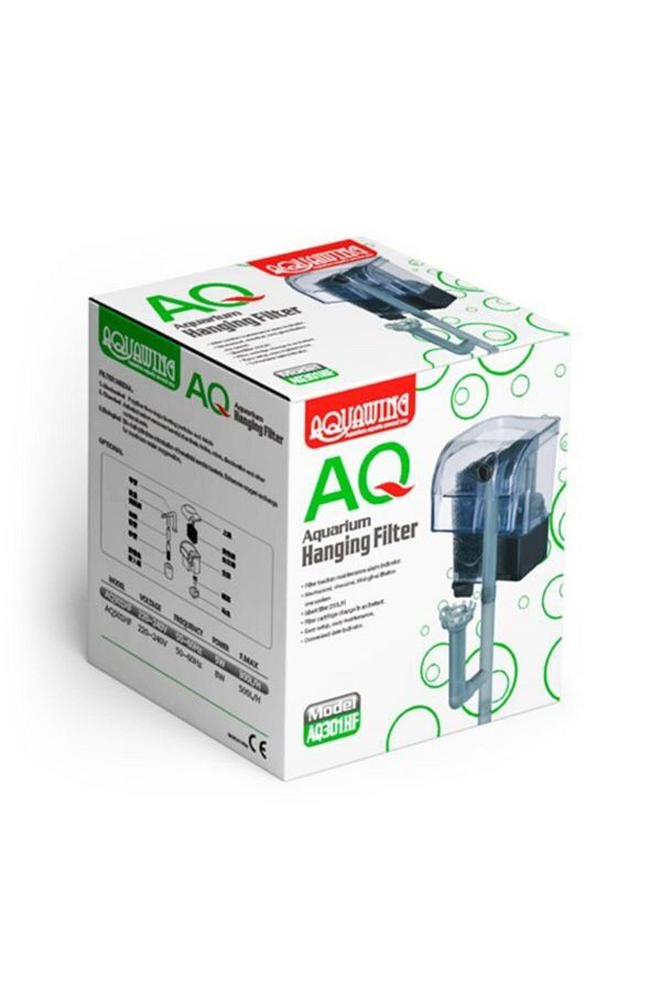 Aquawing-Aq301Hf Hanging Filter 5W 300L/H (for Acquariums from 10-30Liters) 1