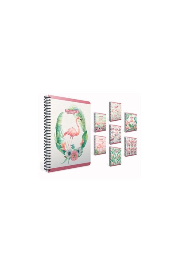Gıpta-Medium Size Hard Cover 100 Sheets Checkered Patterned Notebook 3 Pieces 1
