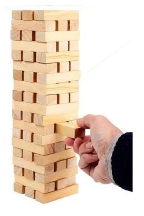 aslan oyuncak-Jenga Balance Game a Game Far from Technology to Family 1