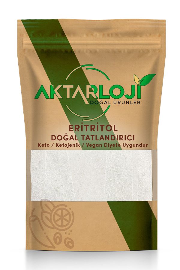 aktarloji-2 kg of Eritritol - Sweetener Keto, Suitable for Ketogenic and Vegan Diet, 0 Calories 1
