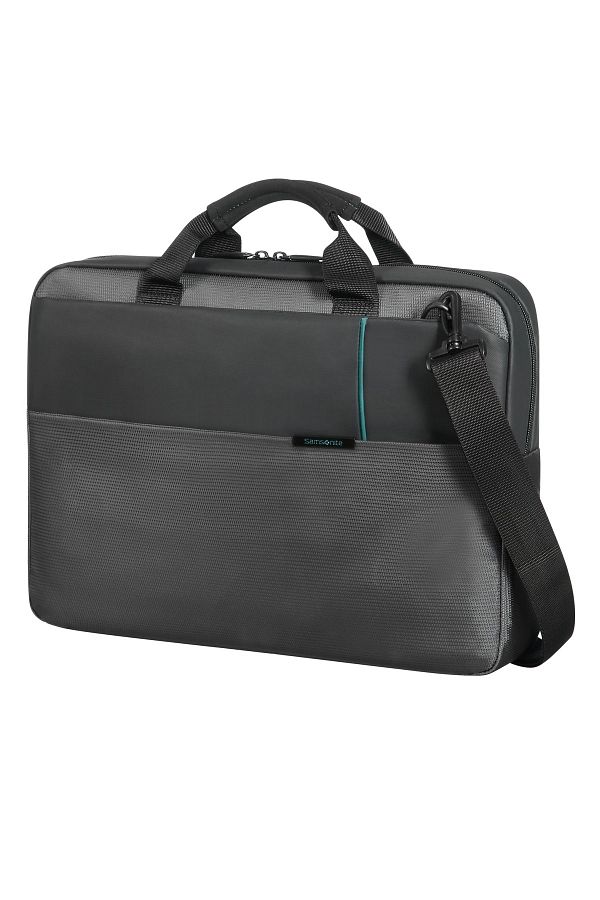Samsonite-حقيبة كمبيوتر محمول Qibyte مقاس 15.6 بوصة باللون الفحمي 16N-09-002 1