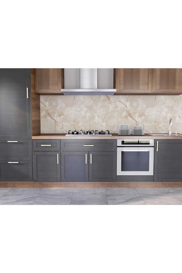Atalya Reklam Water Resistant Kitchen Bathroom Floor Marble Tile Table ...