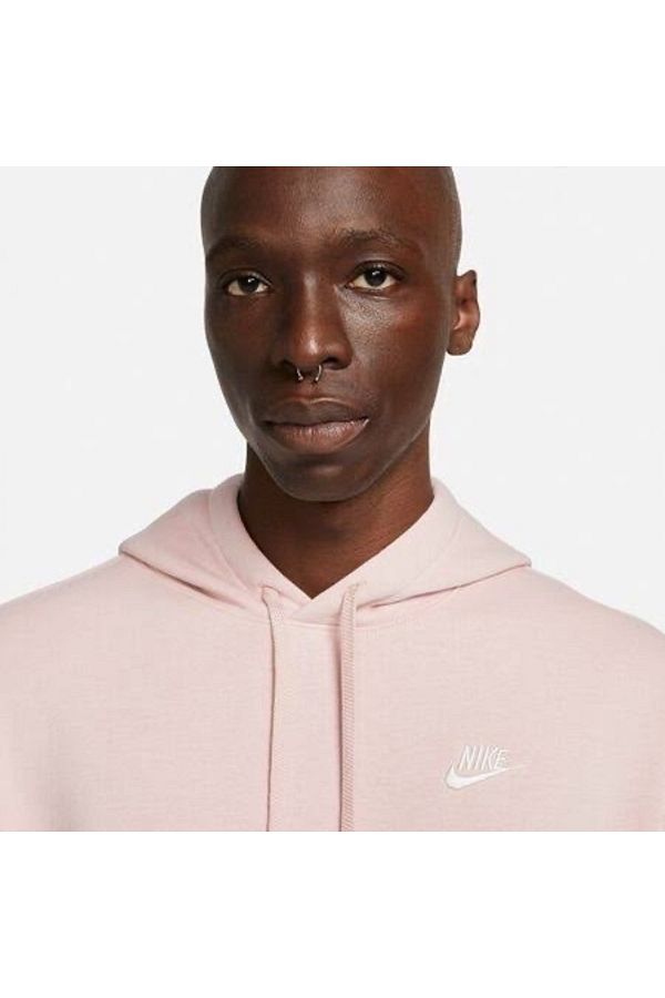 Nike M Nws Club Hoodie Po Bb Men s Pink Sweatshirt Trendyol