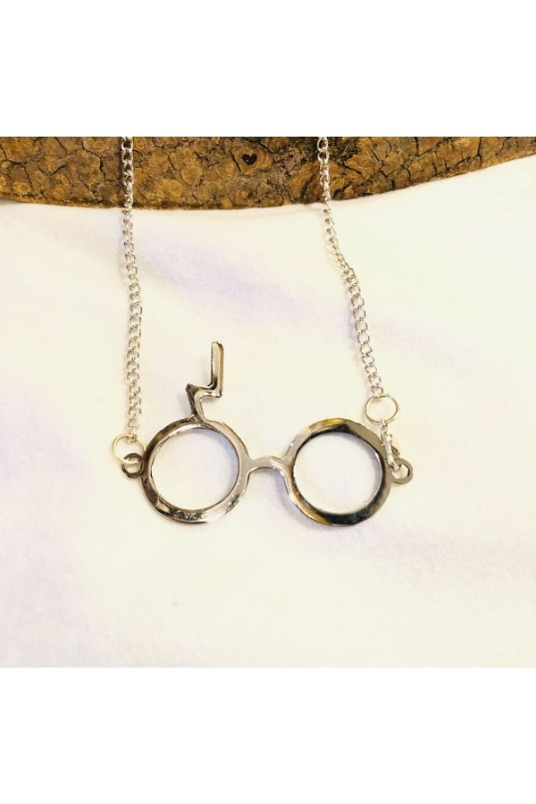 Harry potter glasses necklace sale