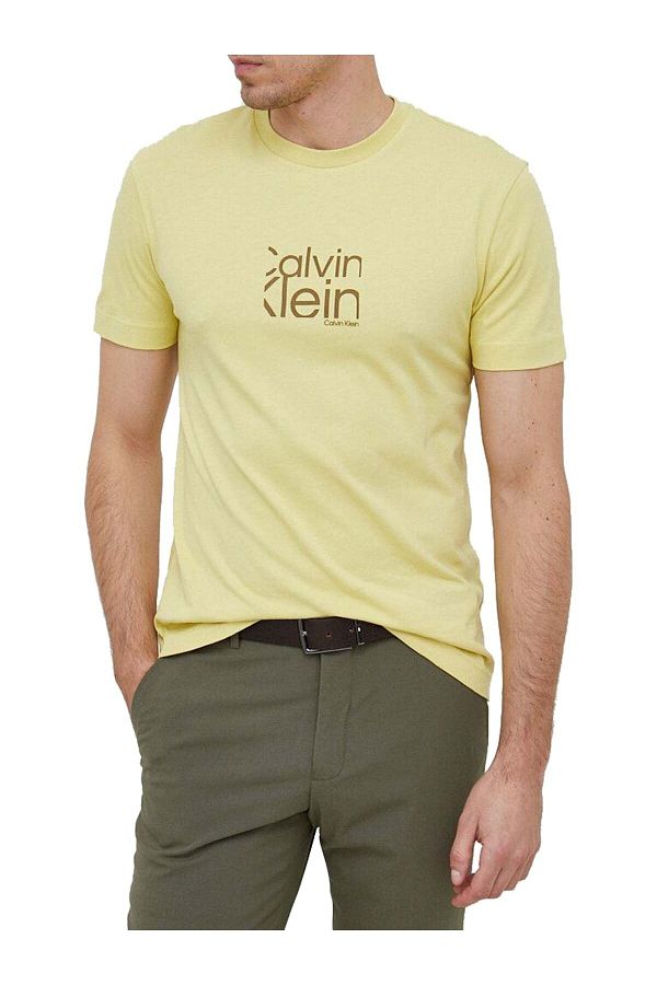 Calvin Klein T Shirt Gold colored Regular fit Trendyol