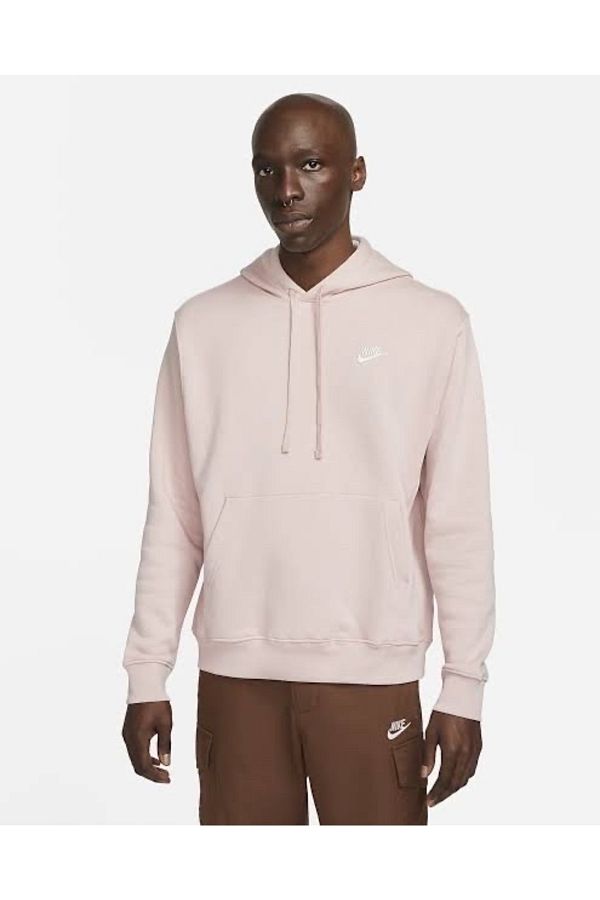 Nike M Nws Club Hoodie Po Bb Men s Pink Sweatshirt Trendyol