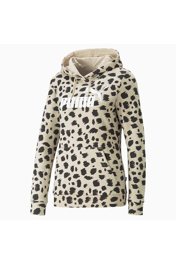 Leopard print puma hoodie cheap